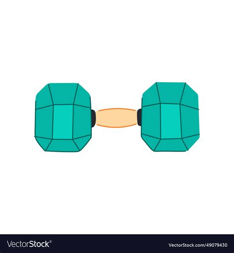 Dumbbell dumbbell cartoon Royalty Free Vector Image