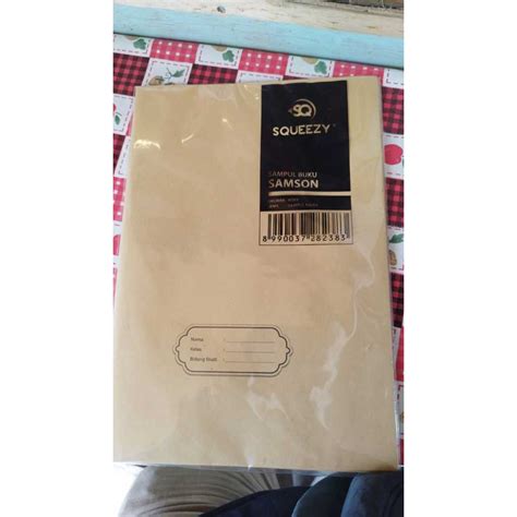 jual sampul coklat tebal nama sampul coklat samson sampul buku tulis