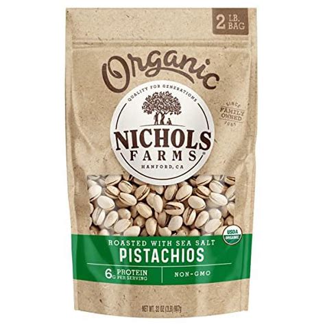 Nichols Farms Pistachios Fresh Roasted Inshell Pistachio Nutrient