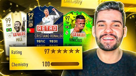 O MELHOR FUT DRAFT EM TODOS OS MELHORES FIFAS DA HISTÓRIA YouTube