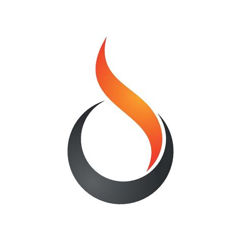 Flame Fire Icon Logo Template Vector Art At Vecteezy