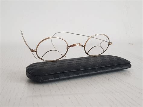 Vintage Eyeglasses. Golden Color Glasses Frame With Lable. - Etsy