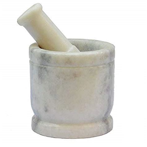 Buy Nupremo White Marble Imam Dasta Mortar And Pestle Set Ohkli