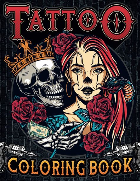 Tattoo Coloring Book Ultimate Tattoo Coloring Book For Adults