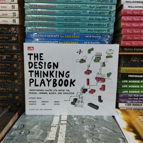 Jual BUKU ORIGINAL THE DESIGN THINKING PLAYBOOK MICHAEL LEWRICK PATRICK