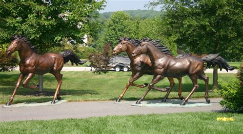 Big Bronze Sculptures Statues and Fountains: Bronze Horse Statues ...