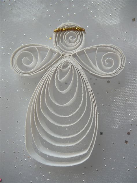 Diy Paper Quilled Angel Pattern Tutorial Digital Download Etsy