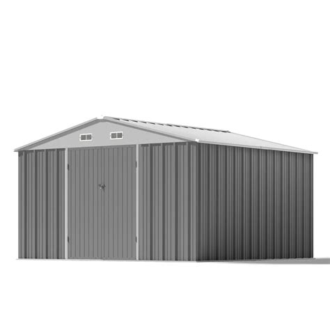 10x10 Metal Shed with Floor | Patiowell