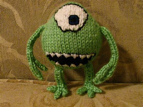 The Learning Dabbler Mike Monster Knit Pattern