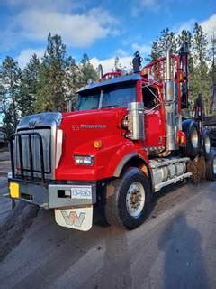 2017 Western Star 4900SB Logging Truck For Sale, 522,000 Kilometers | 100 Mile House, BC, Canada ...