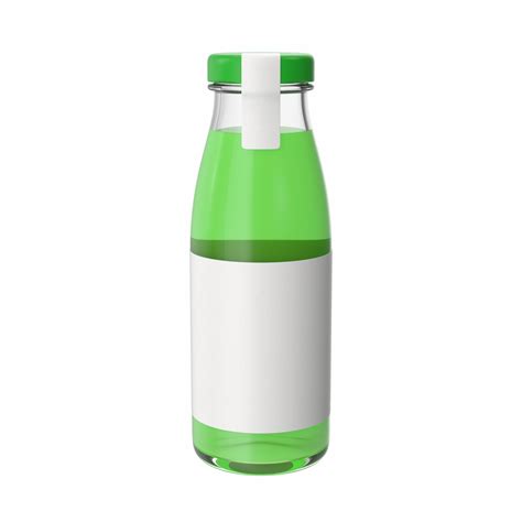 3d Model Green Juice Glass Bottle Turbosquid 1960505