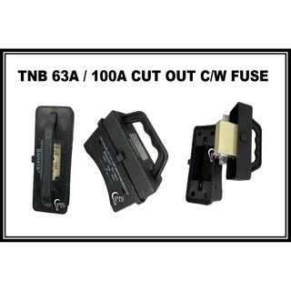 TNB 63A 100A CUT OUT FUSE SWITCH DISCONNECTOR COMPLETE WITH FUSE