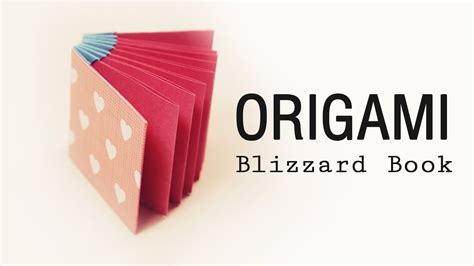 Origami Book Instructions Origami Book Blizzard Style Tutorial Diy ...