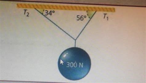 encontrar la magnitud de la tensión que soporta cada una de las cuerdas