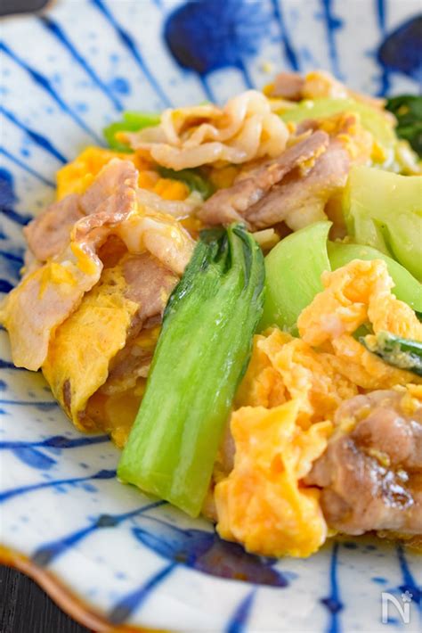 「チンゲン菜×豚肉」の人気レシピ23選。炒め物やあんかけも！ Macaroni