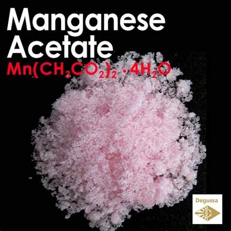 Manganese II Acetate Tetrahydrate Manganese Acetate Formula