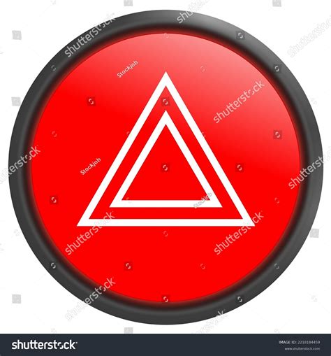 Red Car Hazard Light Button Black Stock Vector (Royalty Free) 2218184459 | Shutterstock