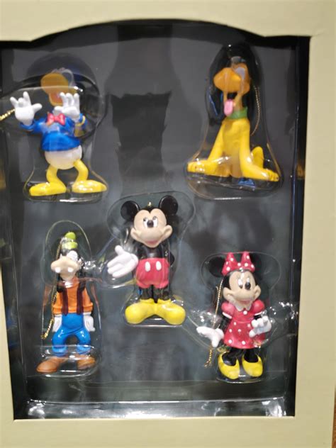 Disney Mickey And Friends Storybook Christmas Ornament Collection Set Of 5 Mib Etsy