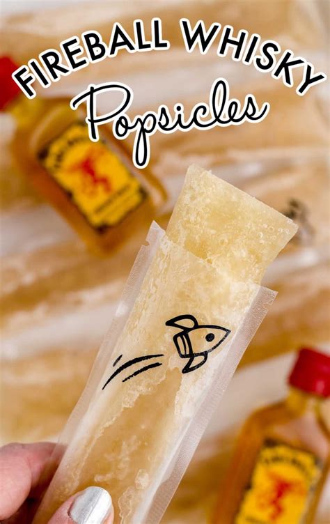 Fireball Whisky Popsicles Pass The Dessert