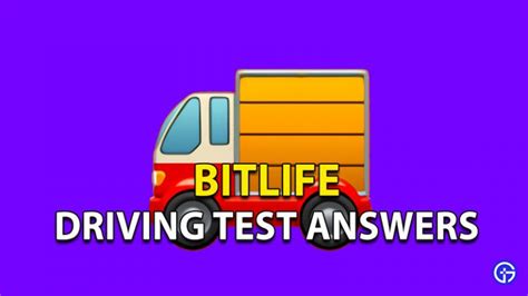 All Driving Test Answers For Bitlife Gamer Tweak