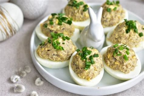 Mushroom Deviled Eggs Easy And Flavorful Everyday Delicious