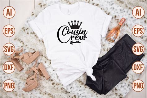 Cousin Crew Svg By Orpitabd TheHungryJPEG