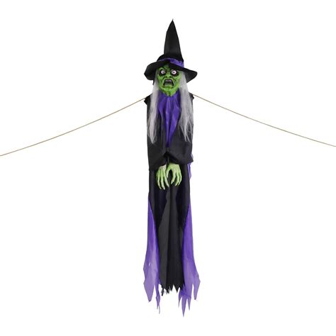 Haunted Hill Talking 72 In Life Size Halloween Witch Tree Hugger With