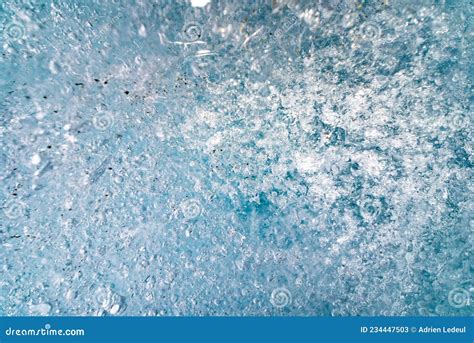 Ice Wall Texture Taken From A Natural Glacier Cave In Zinal