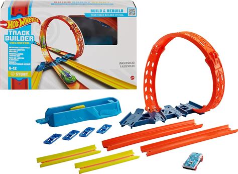 Hot Wheels Track Builder Unlimited Coffret Looping Ajustable Avec