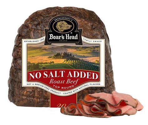 Buy Boars Head No Salt Added Roast Beef 1 Pound Online Mercato