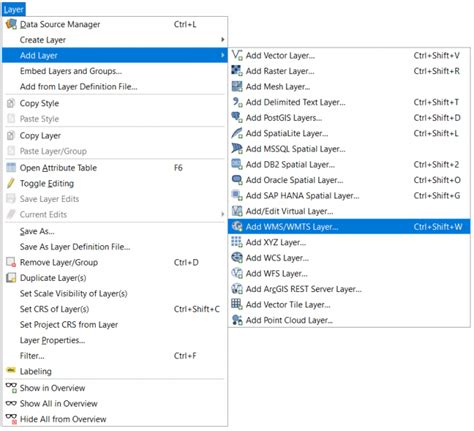 How To Add A Web Mapping Service Wms In Qgis Gis Geography