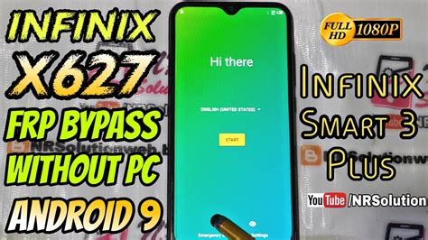 Infinix Smart Plus X Frp Bypass Without Pc Android New Method