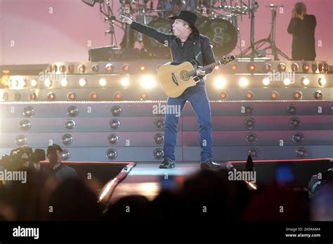 Country Music Star Garth Brooks During His First Night Of A Series Of