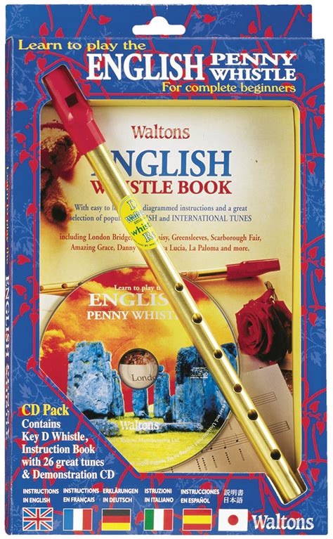 Learn To Play The English Penny Whistle For Complete Beginners Cd Pack