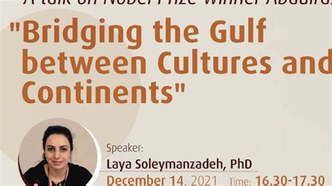 A Talk On Nobel Prize Winner Abdulrazak Gurnah By Dr Laya