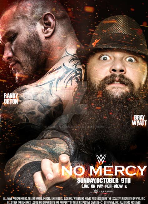 Wwe No Mercy Poster 2016 By Sidcena555 On Deviantart