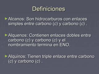 Hidrocarburos Alif Ticos Ppt