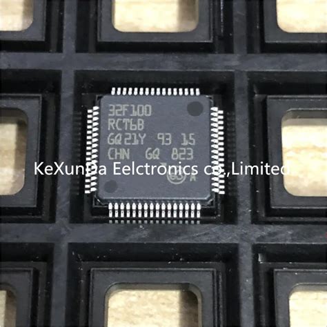 Original 10PCS STM32F100RCT6B 32F100 RCT6B QFP 64 IC NEW FREE SHIPPING