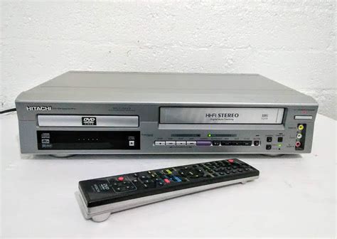 Hitachi Dv Pf U Dvd Vcr Combo W Original Remote Control Dvd Blu Ray