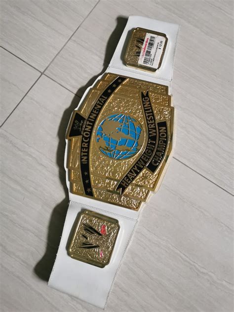 Wwe toy intercontinental championship belt, Hobbies & Toys, Toys ...