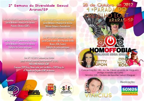 Somos Movimento De A O Pela Cidadania Lgbt De Araras