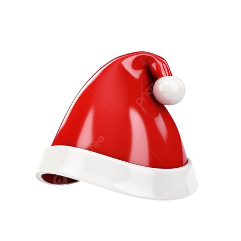 Gorro De Papá Noel 3d Con Color Brillante Png Dibujos Gorro Navideño