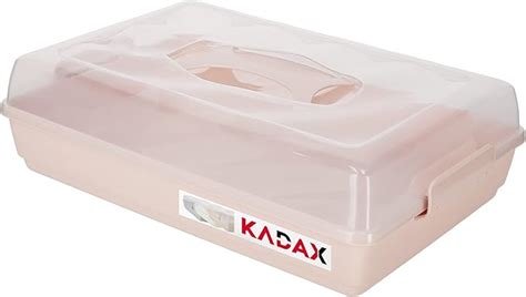 Kadax Kuchenbox Mit Deckel X X Cm Kuchenbeh Lter Aus