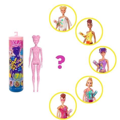 Boneca Barbie Color Reveal Areia E Sol Surpresa Mattel Shopee Brasil