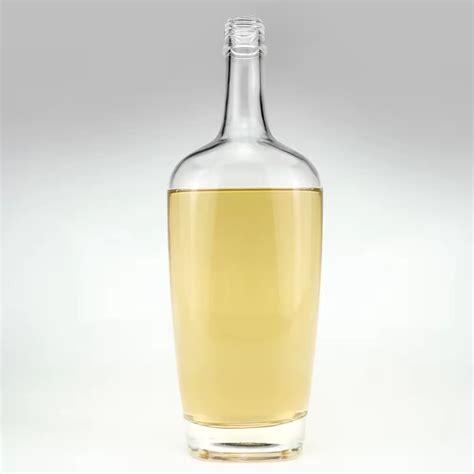 Customized Unique Square Clear 750ml 75cl Vodka Brandy Liquor Glass Spirit Gin Whisky Bottle