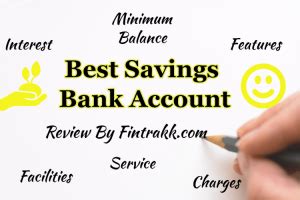 Best Savings Bank Account In India Interest Rate Features Fintrakk