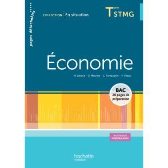 En Situation Conomie Terminale Stmg Livre L Ve Edition