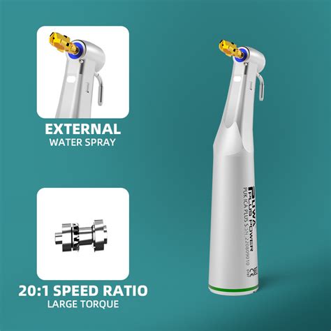 Supply Implant Contra Angle Push Button With Fiber Optic Handpiece