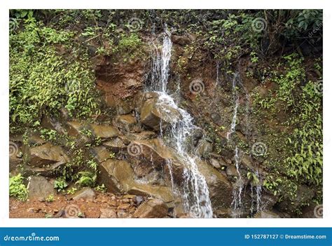 Tungareshwar waterfall stock image. Image of tungareshwar - 152787127