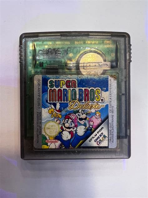 Super Mario Bros Deluxe Gameboy Color Oyunu Oyun Ve Oyun Konsollar